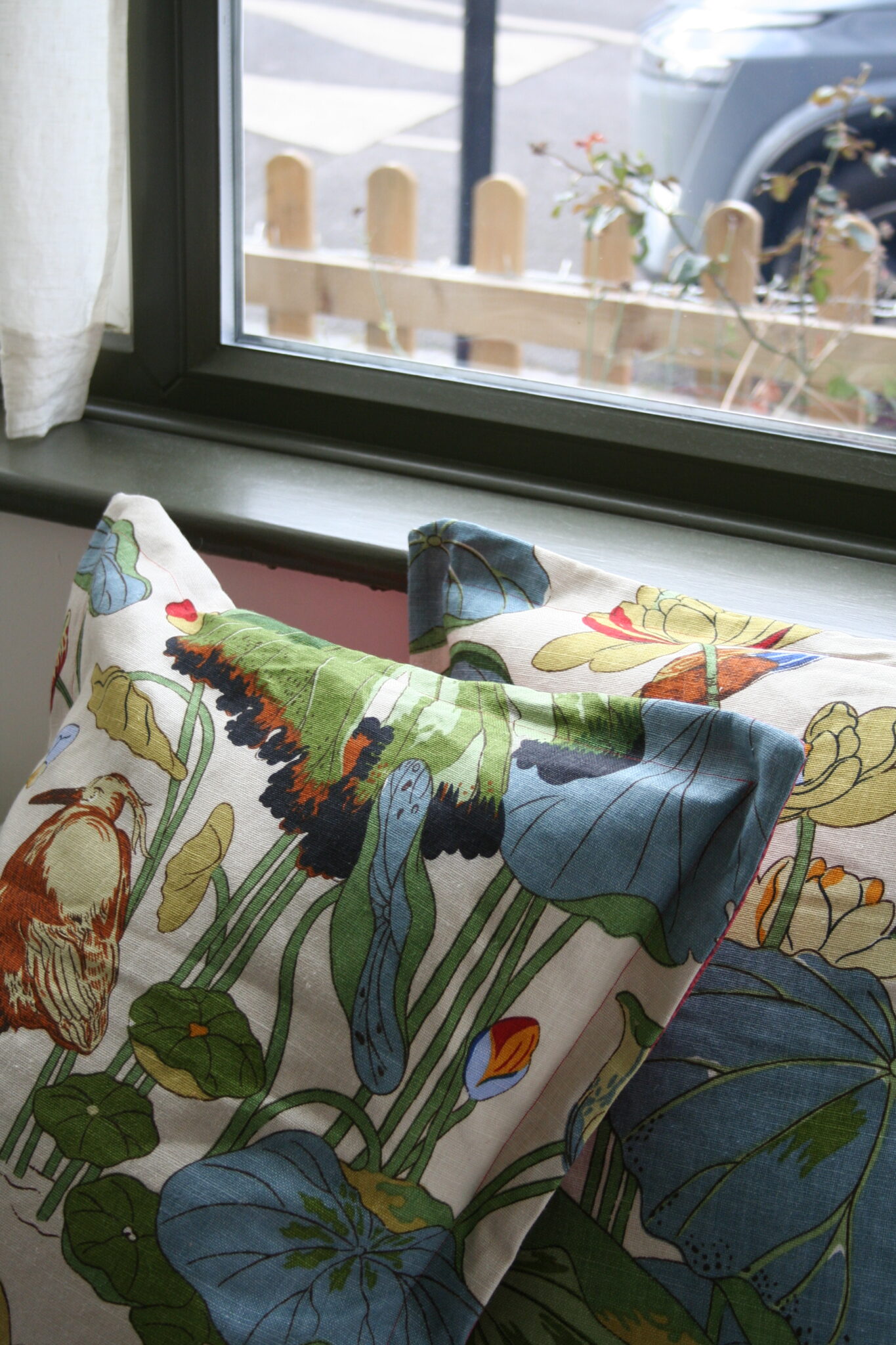 Nympheus cushions with oxford border Apartment Apothecary